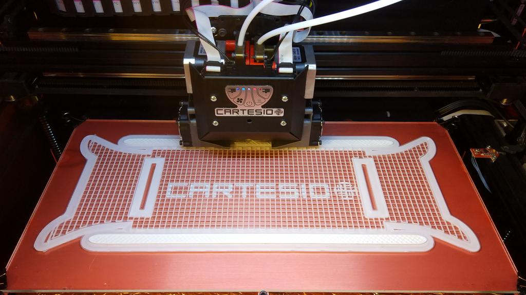 Cartesio3D's tweet photo. Testing the limits of our buildsurface with a 406x186mm print https://t.co/SBNMgaywl1