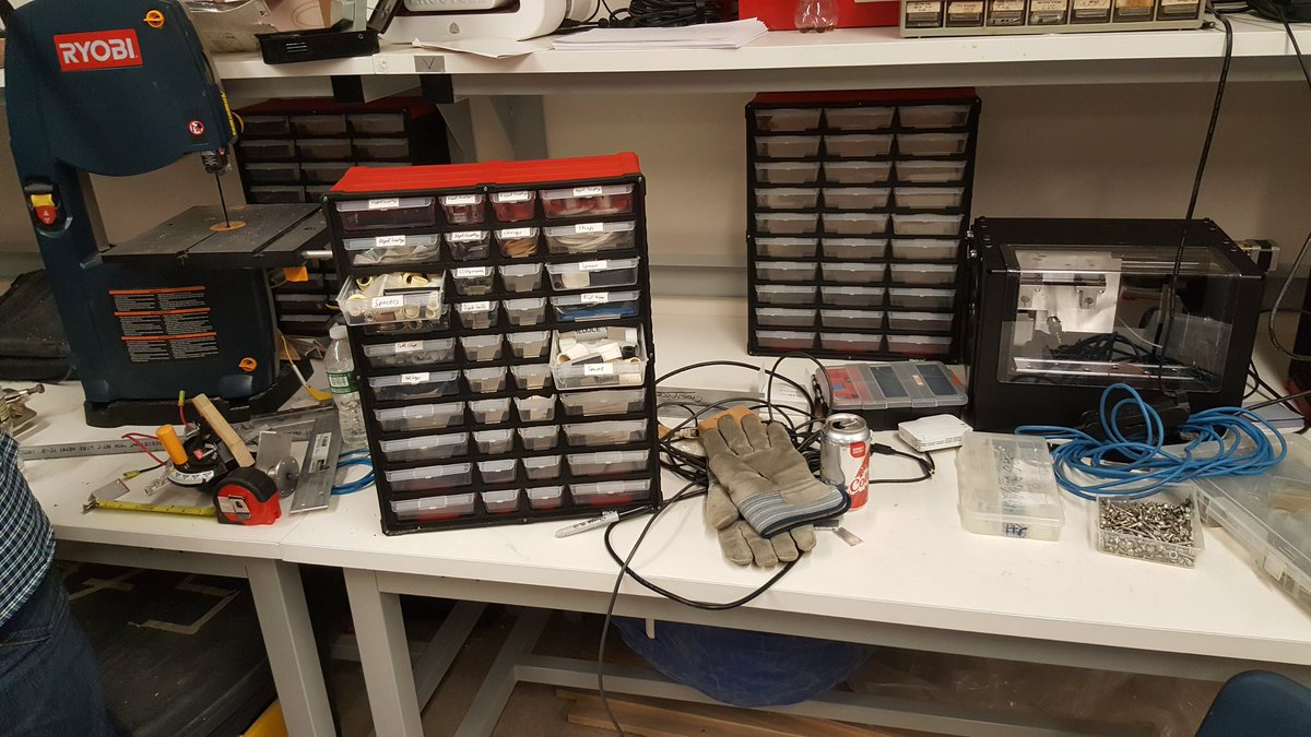 cshrobotics's tweet image. Thank you Stack On Products for the extremely useful brand new tool storage shelfs! #frc #robotics #tools