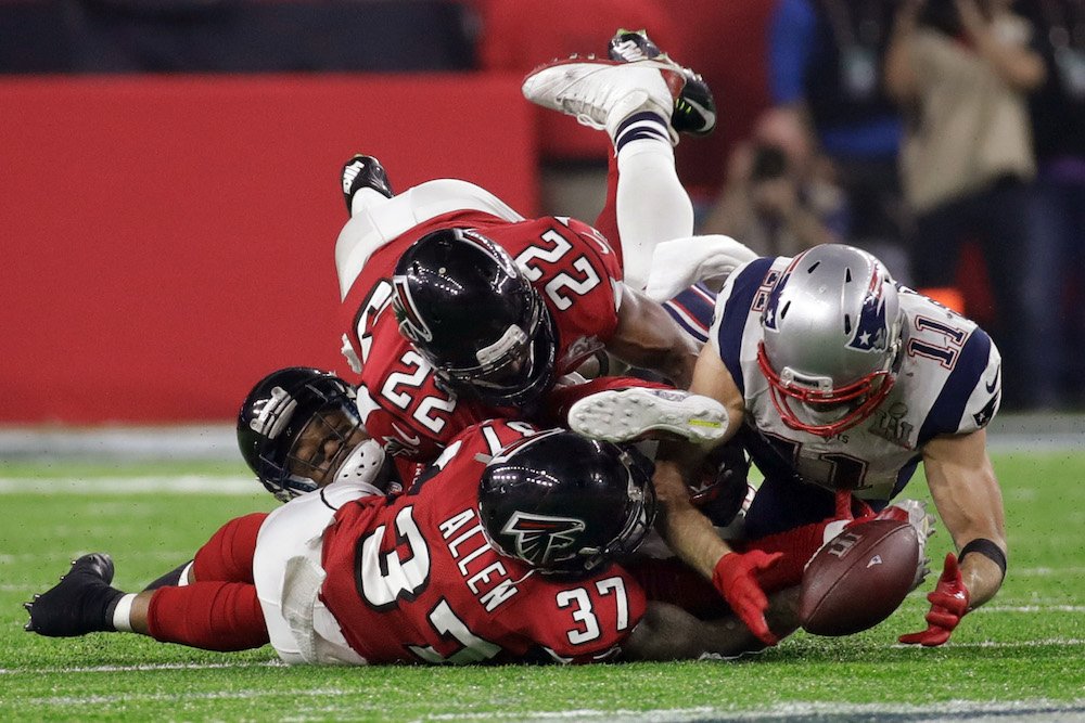 BleacherReport's tweet photo. Sometimes it’s better to be lucky than good!

Julian Edelman says his ridiculous #SB51 catch was “70 percent luck” https://t.co/BlWsYx74lp https://t.co/wc1VNpNadj