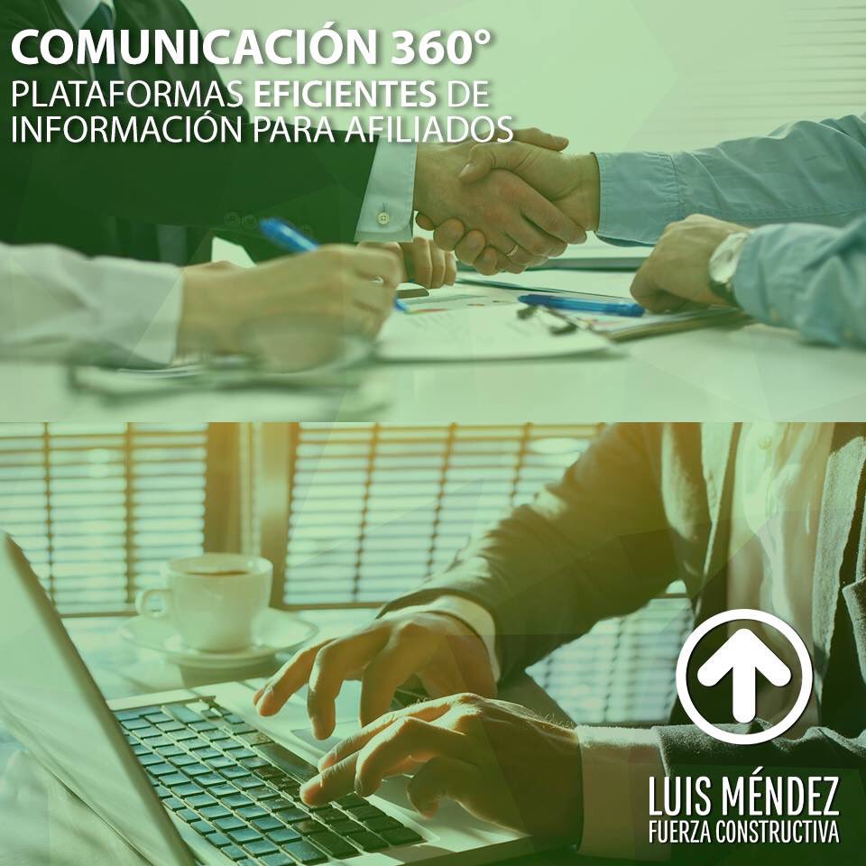 Estableceremos plataformas de #comunicación 360° en medios digitales e interpersonales para <a href="/CMICJALISCO/">CMIC Jalisco</a> ¡El 13 de feb vota por #LuisMéndez!