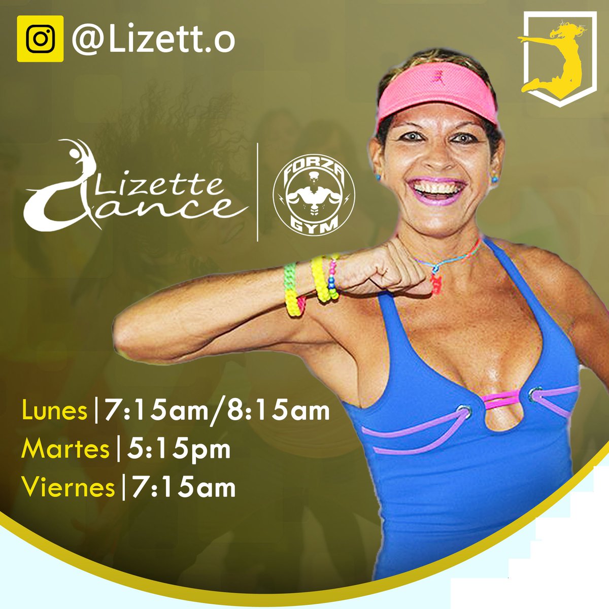 Hoy martes todos activos desde las 5:15pm en las mega clases de <a href="/lizett/">Kathy Davis</a>.o con su #lizzettedance