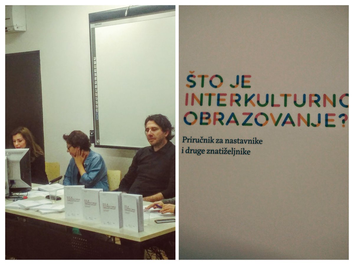 Status_M's tweet image. Na predstavljanju 'Što je interkulturno obrazovanje'
