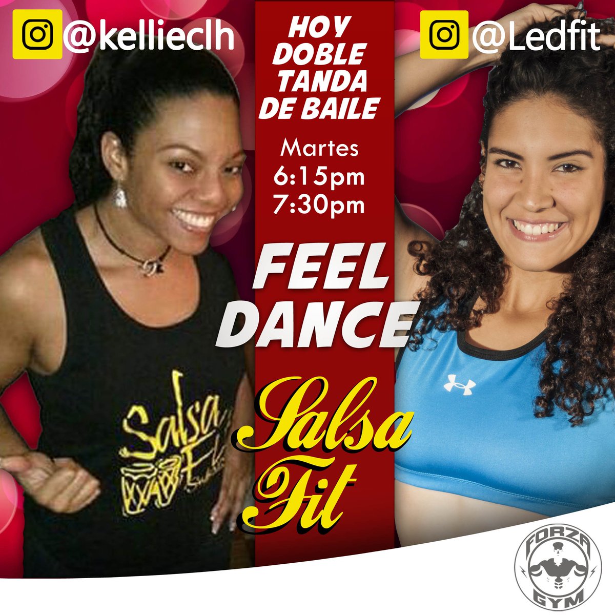 Hoy doble tanta de baile en nuestro #ForzaGYM con <a href="/ledfit/">さゆり</a> <a href="/kellieclh/">KENEDI36</a> y su #FeelDance y #SalsaFit 6:15pm