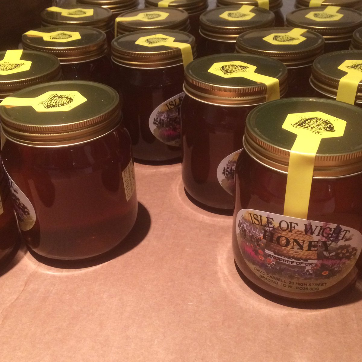 Plenty of this delivered today from Dave our Beekeeper... still runny and tastes incredible... #honey