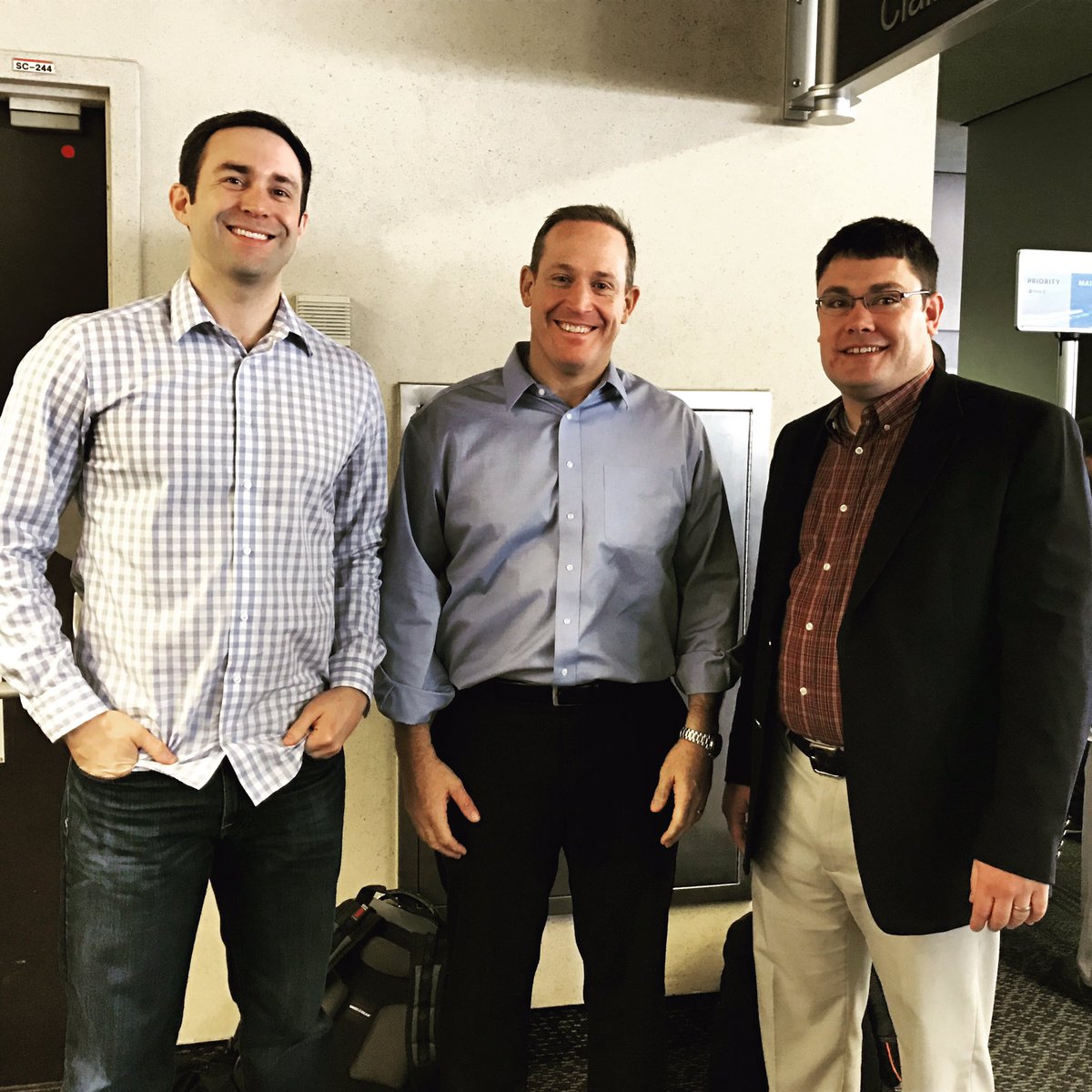 triadREpro's tweet photo. Saw @RepTedBudd on his way to work at airport while heading to #narfpc training. #smallworld @nardotrealtor https://t.co/z55LMYVP3H