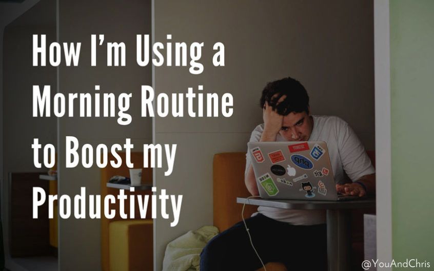 YouAndChrisBiz's tweet image. How I&apos;m Using a Morning Routine to Boost my Productivity - YouAndChris buff.ly/2lgUmN1