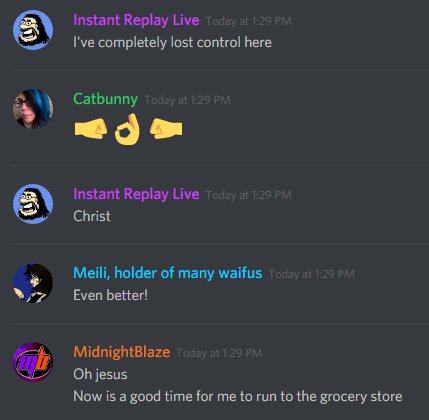 gIRLsReplay's tweet photo. Things have escalated in the @InstReplayLive Discord chat (cc @gerhb) https://t.co/OyTmRRO0tL
