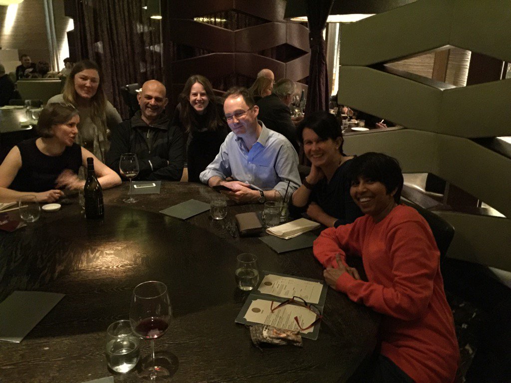 thangaratinam's tweet photo. Spot the Five very jet lagged Professors @Profkkhan . Conferences- great for catching up #IPPIC https://t.co/G3G4i4Ncw5