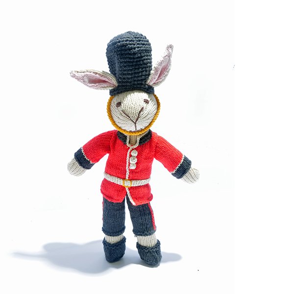 sourcebritish's tweet photo. This guard handmade from @ChunkiChilli is representing one of the classic UK looks. We cant wait to see him in action all the way in LA https://t.co/atQvFnOVHh