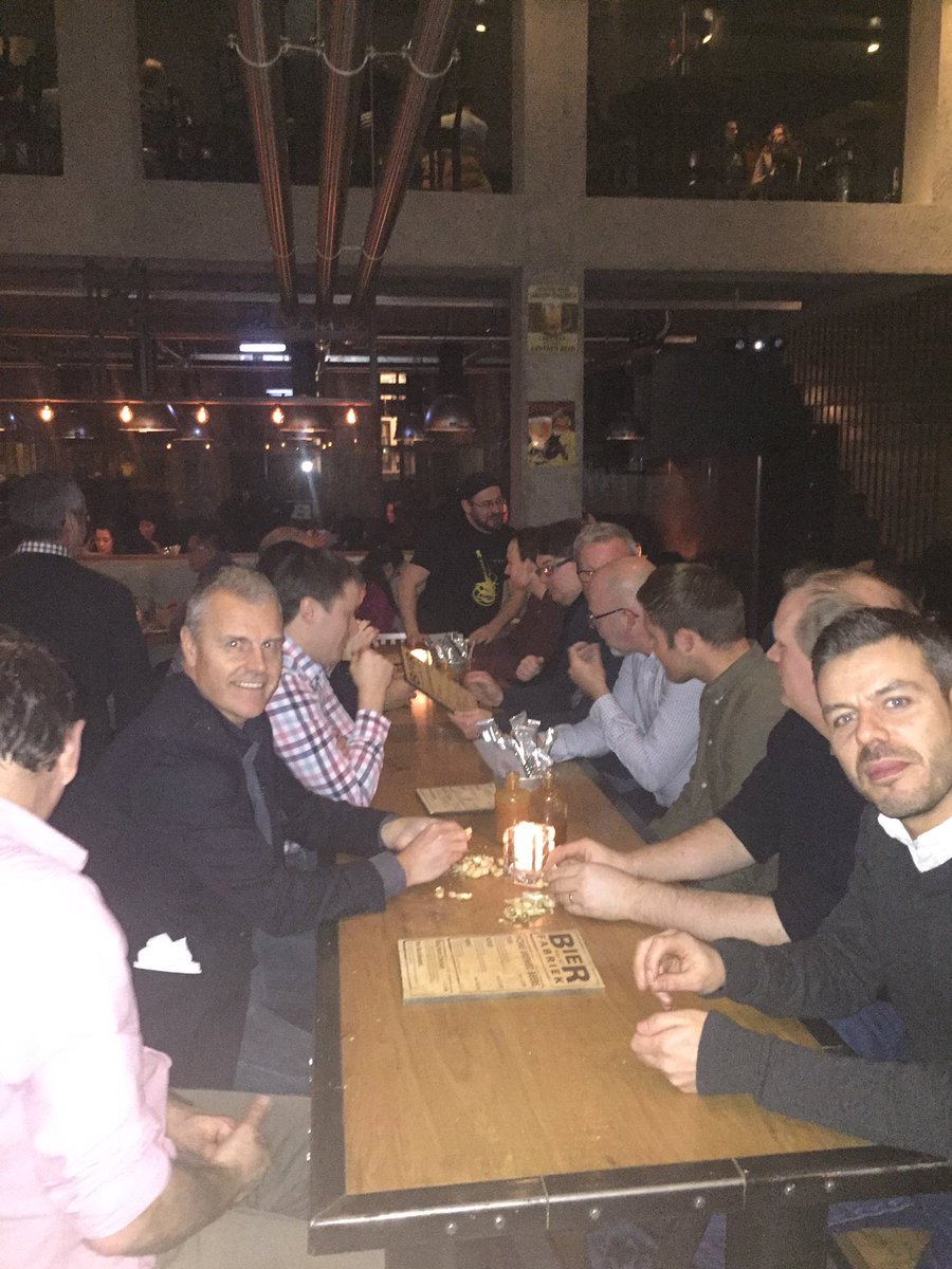 UniAV's tweet photo. All set for a bite to eat on the #UniversalNight #ISE2017 https://t.co/iqzY9natnN