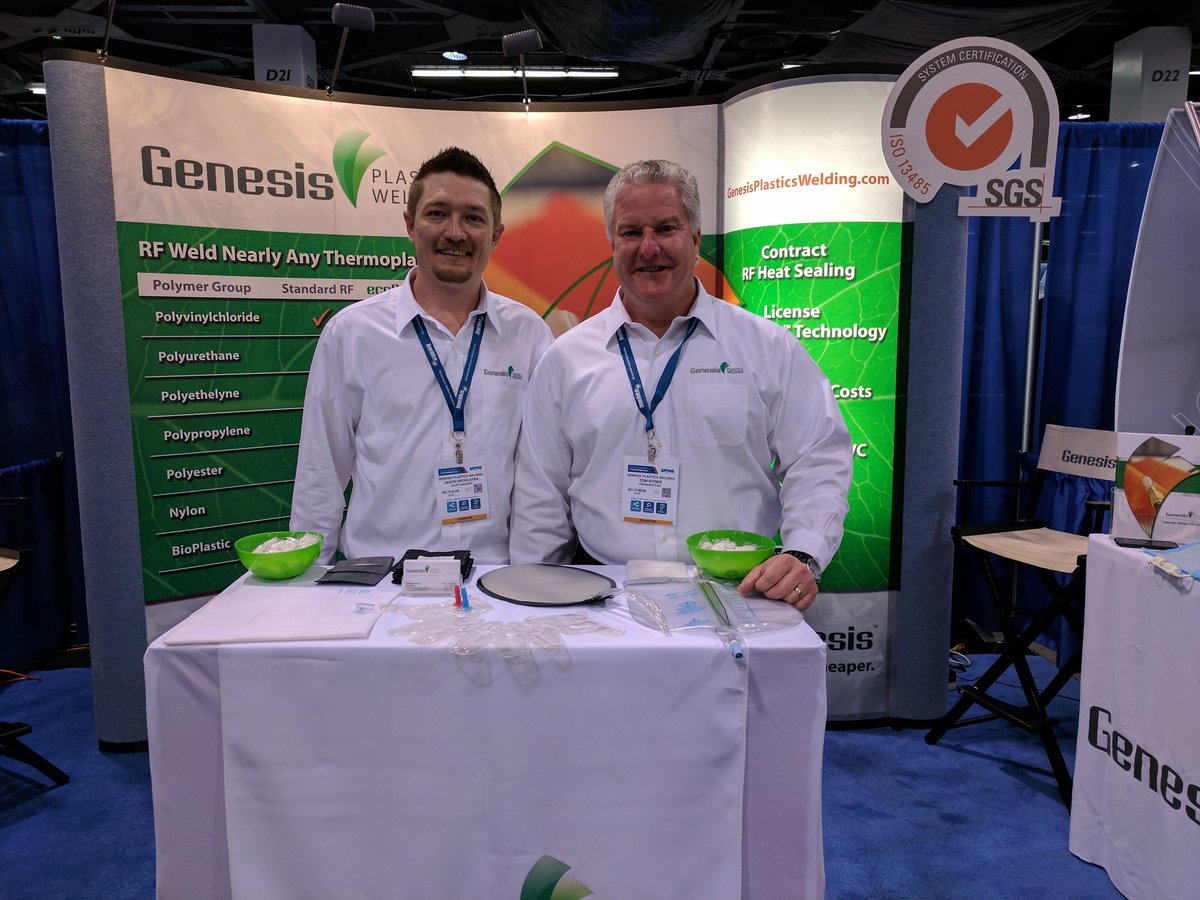 Vonco_Products's tweet photo. Hey #mdmwest & #ubmwest stop by and chat #WeldThis with these two rf welding gentlemen. #meddevice #medtech #mfg https://t.co/bLjLPsePLR