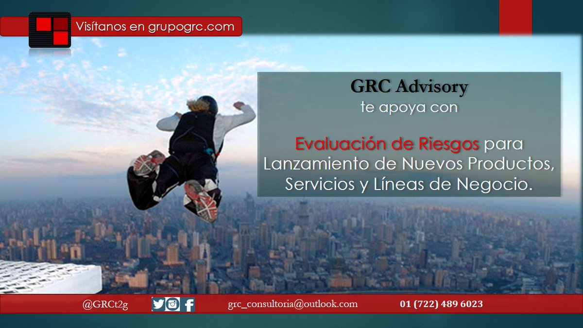GRCt2g's tweet photo. #GRC te apoya en planeación de nuevas #LineasDeNegocio #Lanzamiento de productos/servicios con #EvaluaciónDeRiesgos https://t.co/hf8L9sJppK https://t.co/dERWIZLRt1