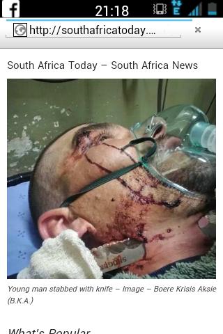 SAgenocide's tweet image. SEUN BOTHA STABBED IN HIS HOME southafricatoday.net/media/south-af…