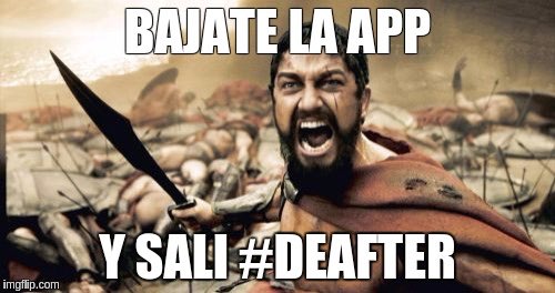 deafterok's tweet photo. Hacele caso a Leónidas ! No te conviene cruzarte a los 300 👊🏻👊🏻 https://t.co/eXIYcEojyP #deafter https://t.co/b18VPQSP4I