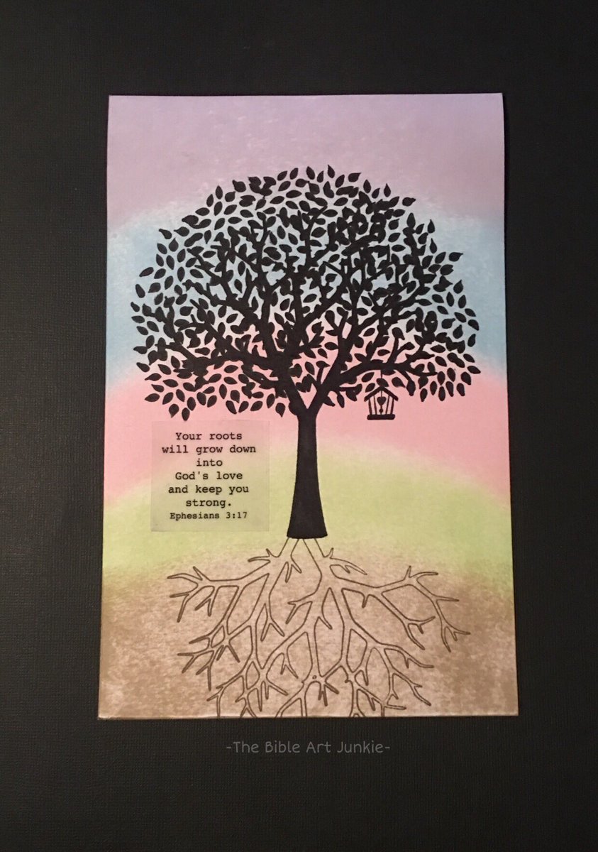 BibleArtJunkie's tweet photo. #Ephesians3v17 #RootedInGodsLove #TheBibleArtJunkie #BibleArtJunkie #biblejournaling #scriptureart #biblejournalingcommunity #bibleart #God https://t.co/6ryaYkUmTX