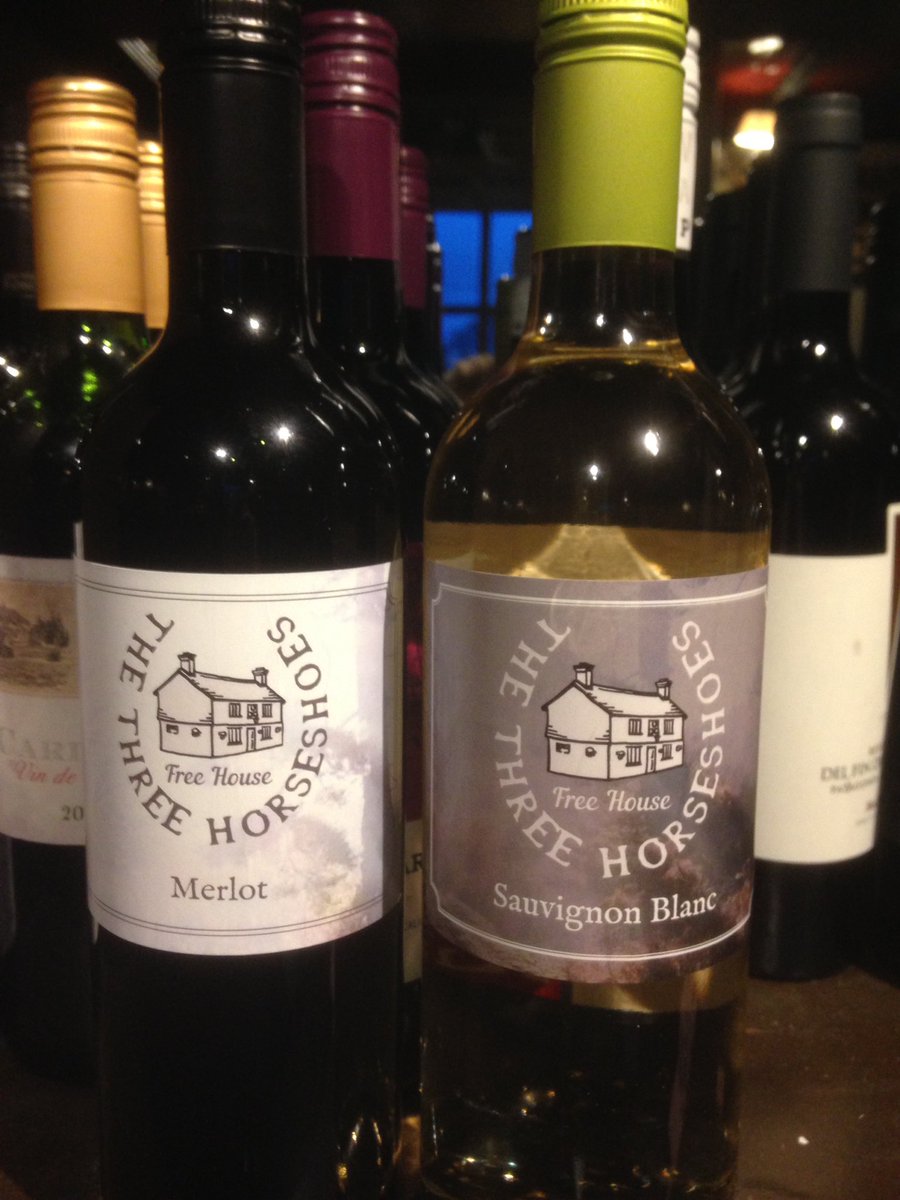 ThreeHShoes's tweet photo. A cheeky look at some new wine we have on the way! Excited to have our own labelled wines! #newyearnewpub https://t.co/UCVlmVMiHP