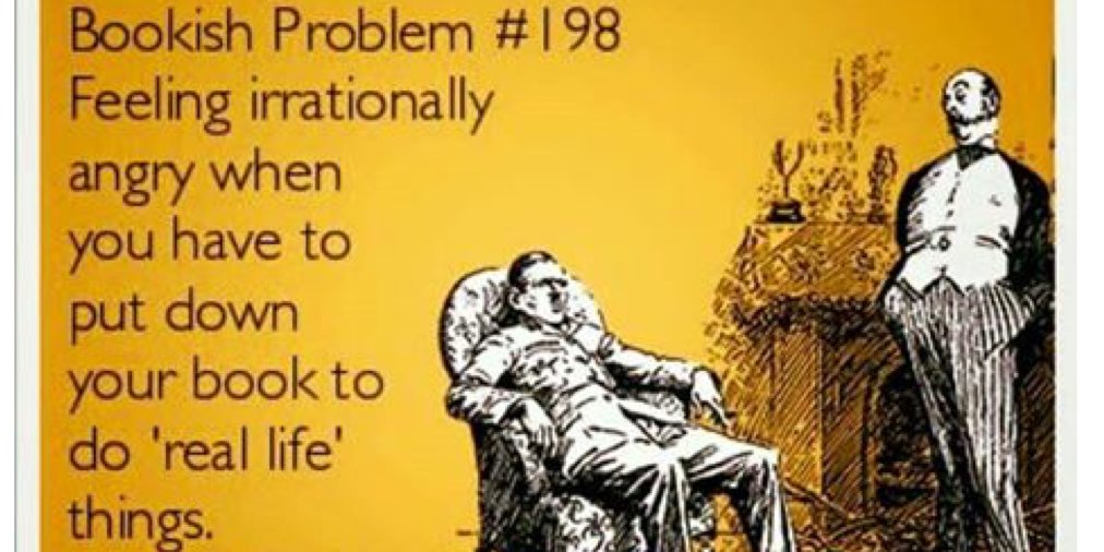simonteen's tweet photo. Who else is feeling this struggle today? #BookishProblems https://t.co/iAv5qLKw6s