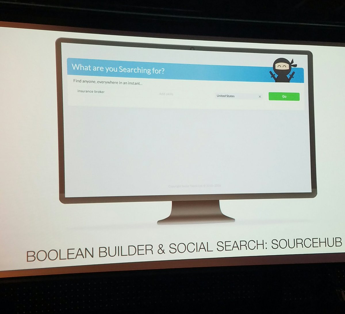 angieverros's tweet photo. Shoutout to @JohnnyCampbell @SocialTalent for #sourcehub @StacyZapar #hireconf https://t.co/fjtkFLmTmE