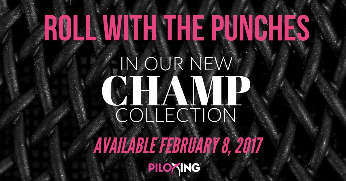 Piloxing's tweet photo. Hey #ChamPSS! Ready to Roll with Punches? 👊🏻💓 Our new Champ Collection drops tomorrow! #Piloxing #SSP https://t.co/8FktMTOQEV