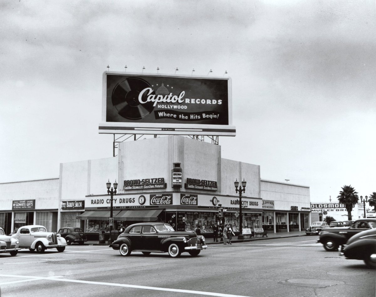 capitolmusic's tweet photo. 75 years ago today, a historic luncheon marked the first conversation of what would soon become Capitol Records. 
https://t.co/T80aM4QGGh https://t.co/dnYen1OHOr