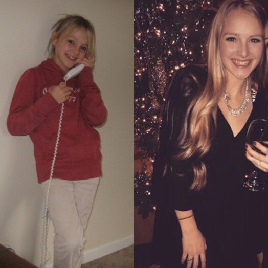 bridgetteloomis's tweet photo. Thankful for puberty😩❤ #2008vs2017 https://t.co/nsolvBHh8w