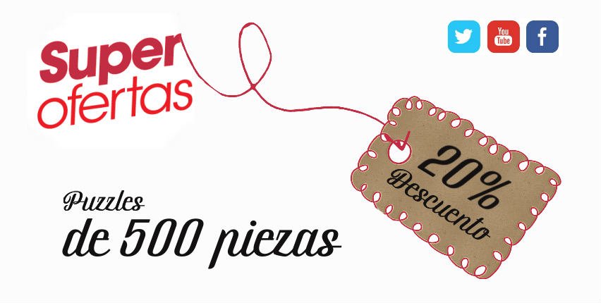 Sinpuzzle's tweet photo. Super Oferta de Febrero! 20% de Descuento en todos los puzles de 500 piezas. Promoción válida hasta final de mes.
https://t.co/nu6UaipGAI https://t.co/M3gjnoAzO4