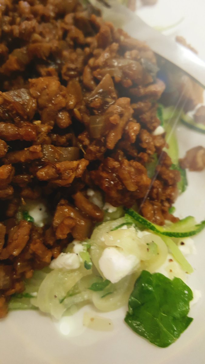 EmBNorth's tweet photo. Oh my goodness, @ChefTomKerridge's #DopamineDiet lamb ragu with courgetti and feta is totally the one!! @BloomsburyCooks @absolute_press https://t.co/vKCxgkUkwa