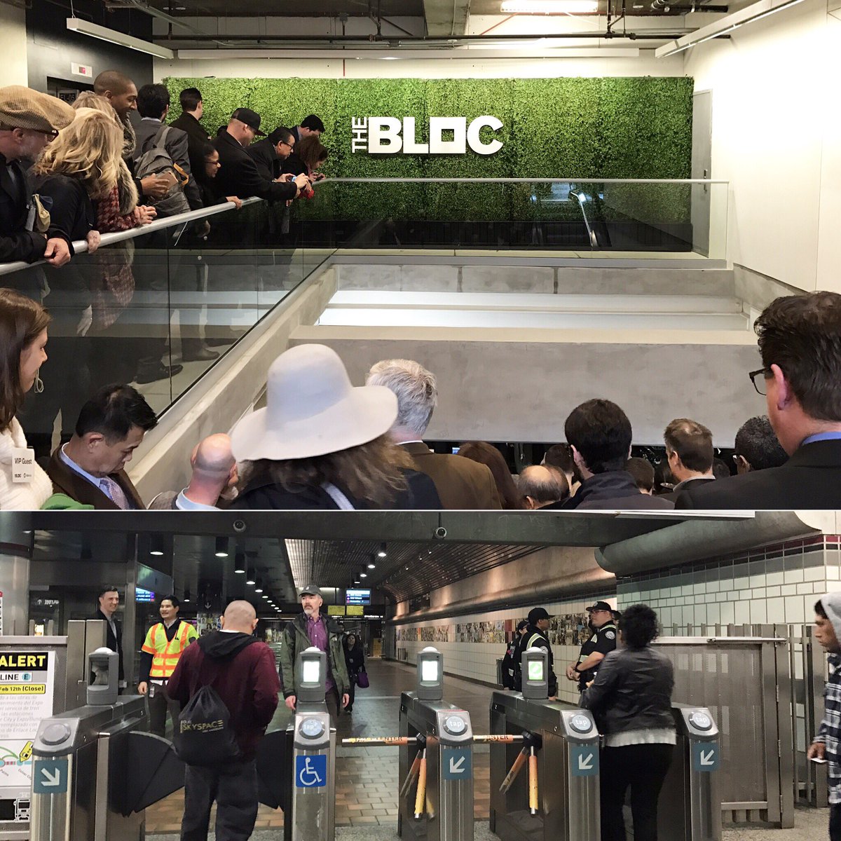 HistoricCore's tweet image. Excited to have joined @josehuizar &amp;amp; @metrolosangeles this morning for the opening of the 7th St/Metro passage way at @TheBlocLA