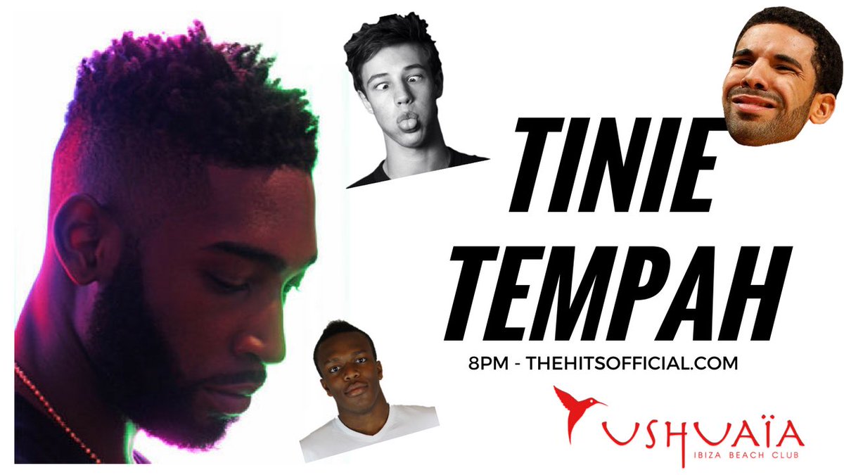 thehitsofficial's tweet photo. .@TinieTempah is hanging out on the show at 8PM chatting #TextFromYourEx, #ChasingFlies, Youtubers &amp; life in Ibiza! ✈️📲💃🏻☀️ @joshcollins https://t.co/yLWcW0OTmS