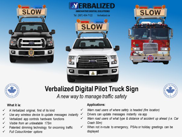 VerbalizedSign's tweet photo. @RCMPAlberta @edmontonpolice @EdmontonFire Let us know what you think of this idea? #TRAFFICSAFETY #VERBALIZED https://t.co/aC1nZFfBT3