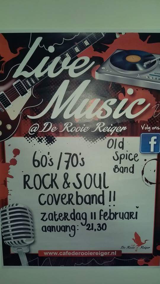 rooiereiger's tweet photo. Zaterdag
Live muziek
Jaren 60-70
Rock-soul https://t.co/TP3ISXy2om