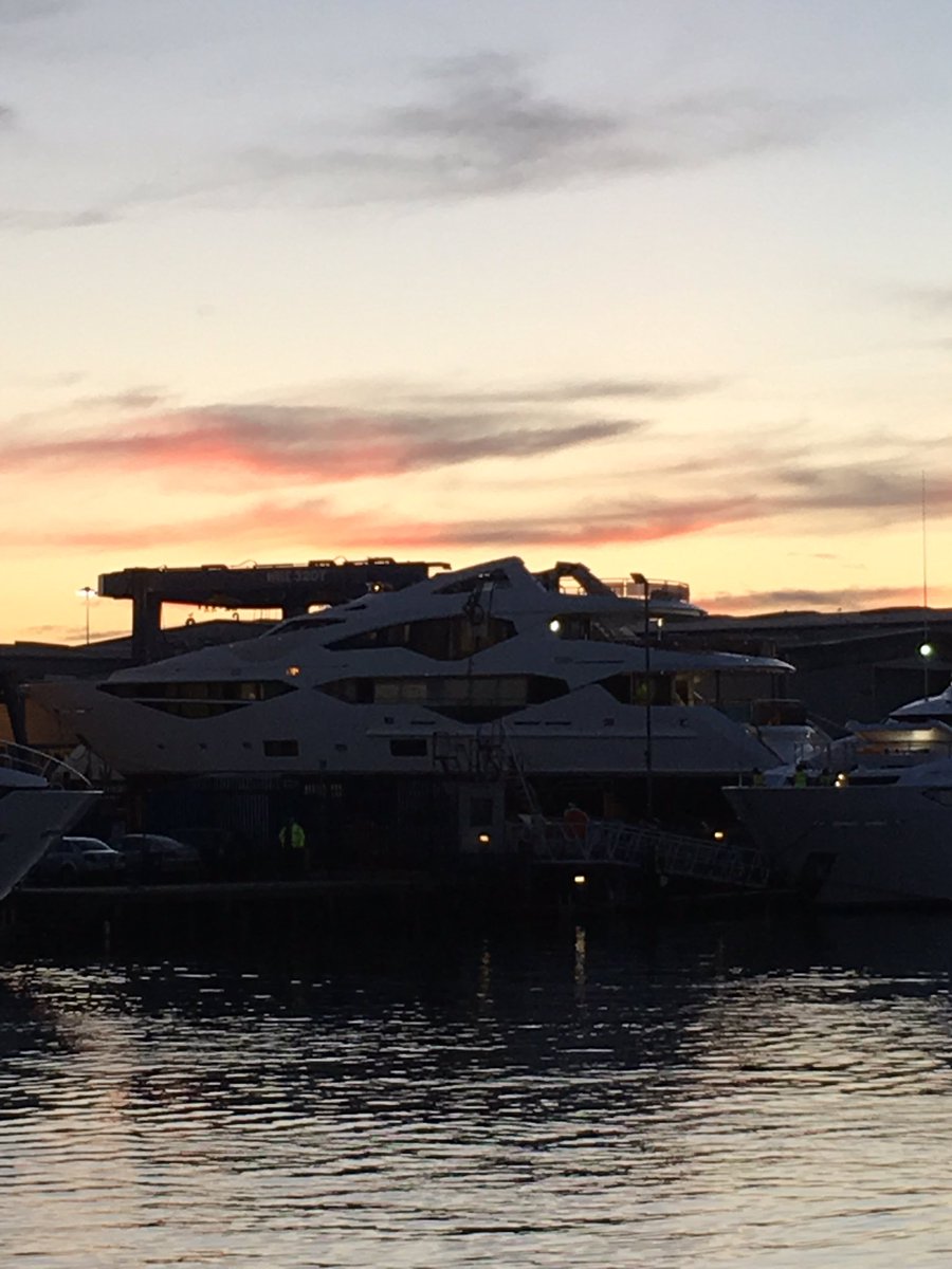 Beautiful boats being built and maintained #sunseeker #Poole #boats