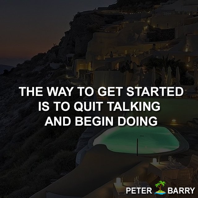 ProsperWithPete's tweet photo. Less talk, more action! https://t.co/77oyNmWWtN