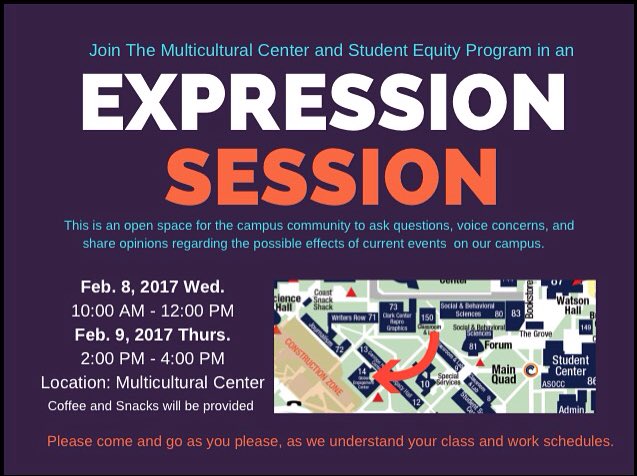 OCCGlobalEngage's tweet photo. Tomorrow and Thursday Expression Sessions- Come one, come all! #gocoast https://t.co/sIreViA0pL