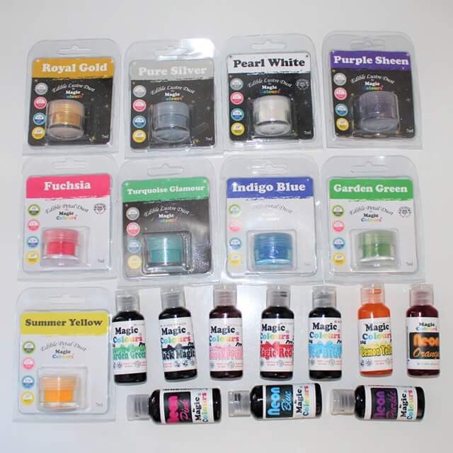ItsSarahSibley's tweet photo. I had 2 very colourful deliveries today!  Thank you #magic_colours_inside &amp; @RenshawBaking 😃can't wait to get creative with them! 😃 https://t.co/dLXw1gbtpT