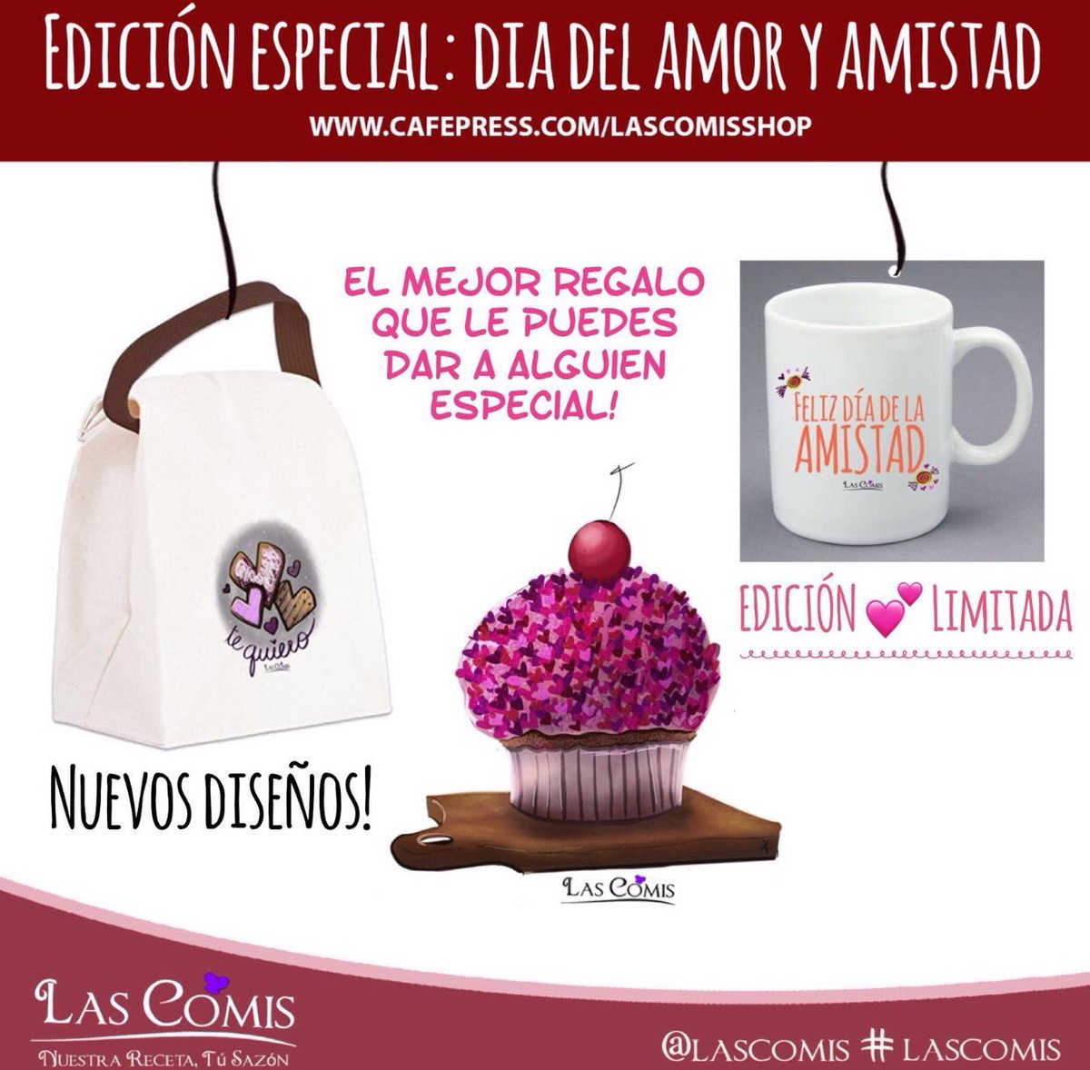 LasComis's tweet photo. Nuevos diseños #diadelamorylaamistad #diadesanvalentin visita nuestra tienda virtual https://t.co/hRQxb8JILO espera noticias de concurso ❤️ https://t.co/1878XFk5un