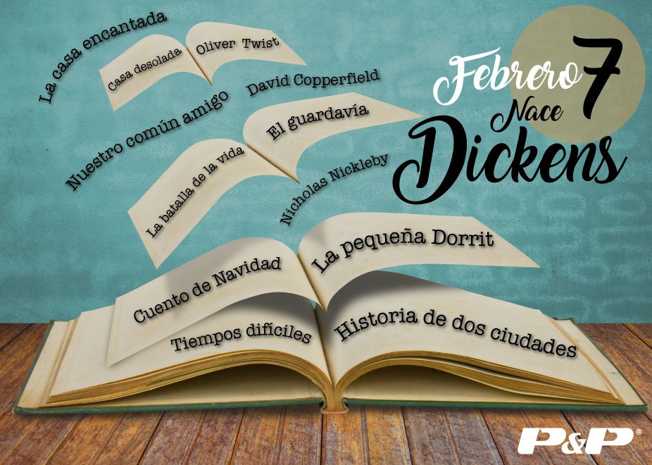 PandPmx's tweet photo. Charles Dickens nace un día como hoy en 1812. https://t.co/IlW7OSc8Jv
