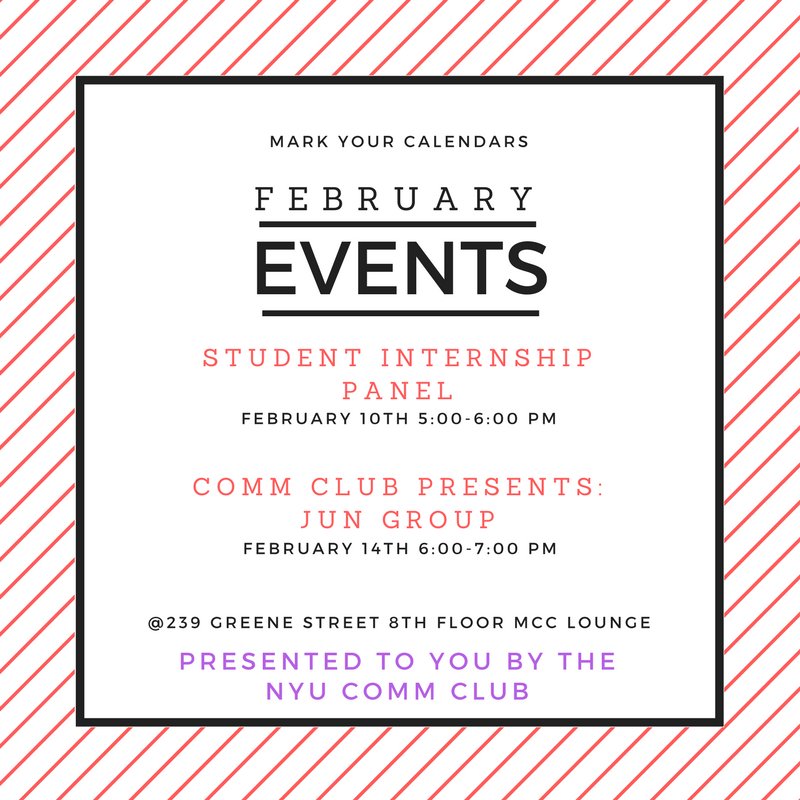 NYU Comm Club tweet media
