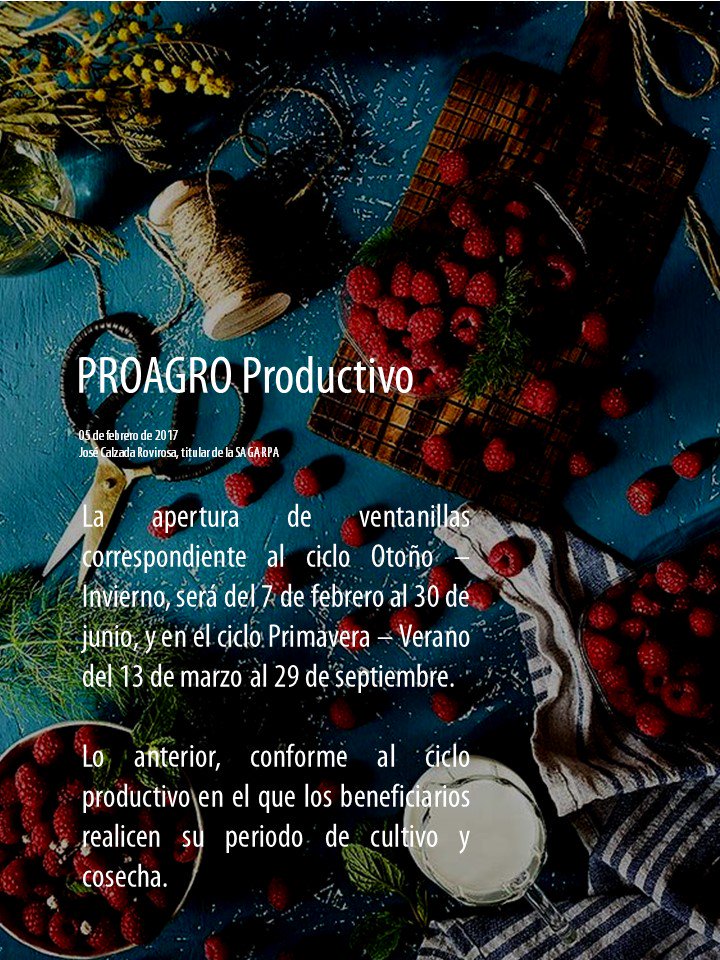 IgnacioLastra1's tweet photo. #ProgramaProductivo apertura de ventanillas conforme a ciclo productivo @ppcalzada https://t.co/cBSGBStu6B