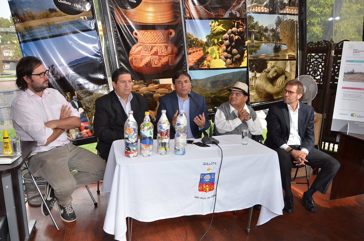 Lanzamiento proyecto Plaza Tricentenario con <a href="/muniquillota/">Quillota</a> y <a href="/ColbunEnergia/">Colbún Energía</a> Juntos construyendo un gran hito con la comunidad