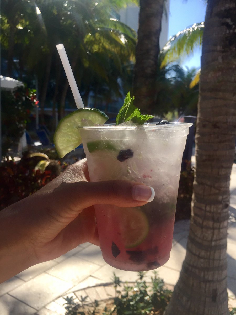 CPHollywoodFL's tweet photo. Drinks of the Day is the Berry Mojito. 
It's "berry" delicious! 
#CPHWood #HollywoodBeach #DrinksWithAView #TravelTuesday https://t.co/PxcuQGK8ht