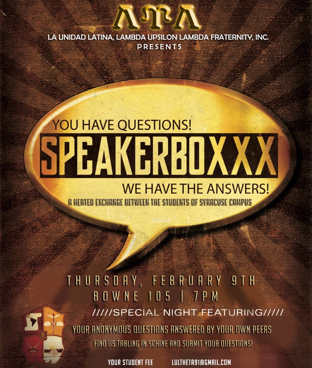 cuse_lambdas's tweet image. Get your questions answered this Thursday! 🗣🗣🗣