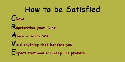 memorialbalto's tweet photo. Sunday's Word Reminded Us of How To Be Satisfied - CRAVE! https://t.co/riHh25fnlH