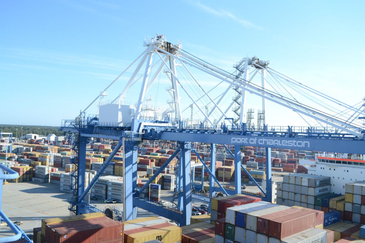 SCPorts's tweet photo. Port of Charleston hits record container volume in January - via @lizsegrist @CRBJ https://t.co/q4LkLGckry https://t.co/R64KPckbCv