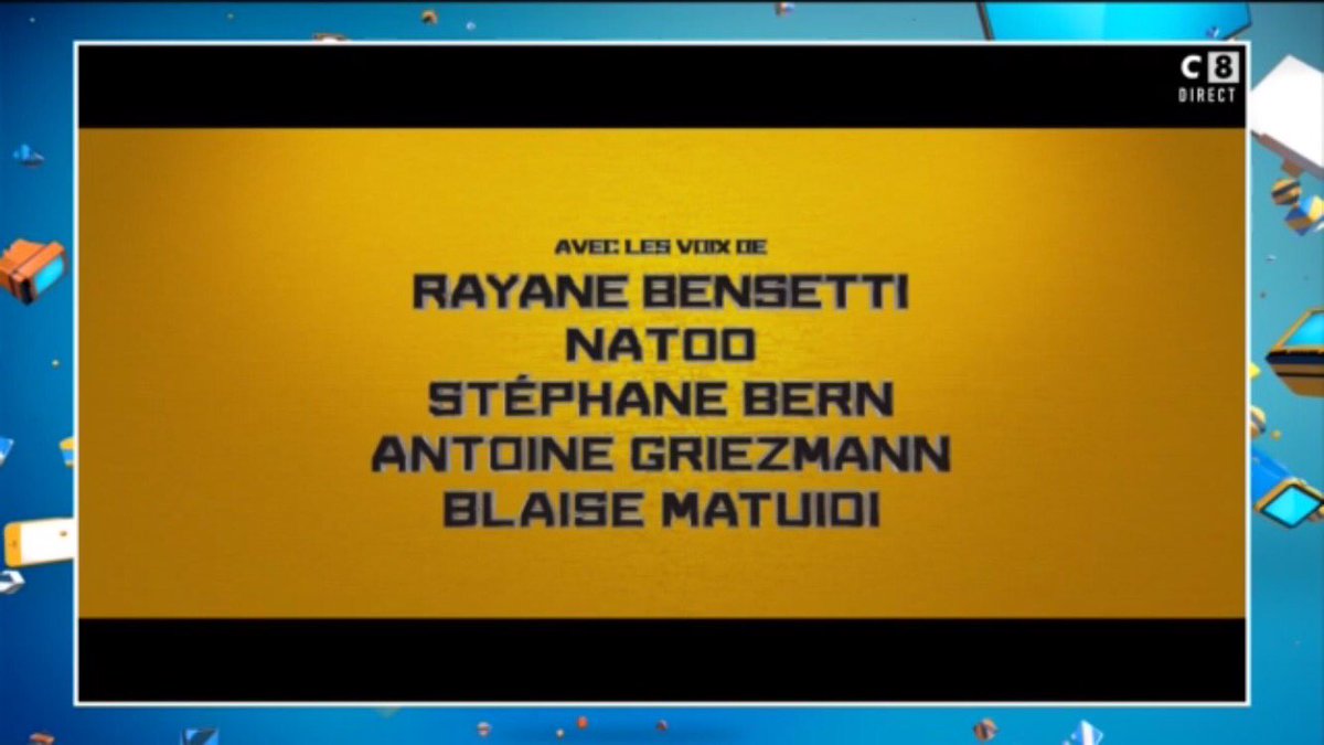 TBT9_W9's tweet photo. Lego Batman Le film, c'est demain en salles, avec la voix de @BensettiRayane ! #TPMP https://t.co/VfYPlvwReQ