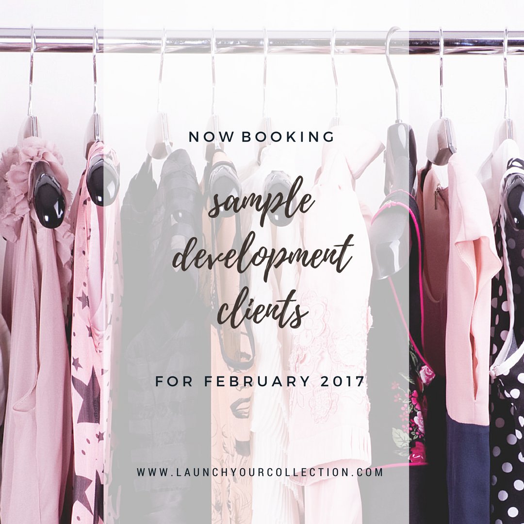 getlaunchednow's tweet image. We&apos;re booking #sampledevelopment clients for #February. Email us at info@launchyourcollection for more details. #LaunchYourCollection #LYC