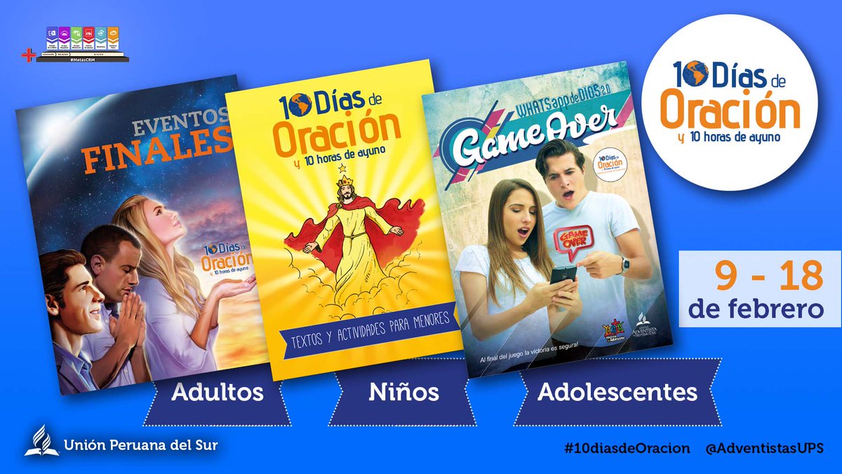 Dios tiene grandes bendiciones para sus hijos. Participa del 9-18/02 de los #10DiasdeOracion Hay materiales para cada edad! <a href="/YudyVilladeRome/">Yudy de Romero</a>