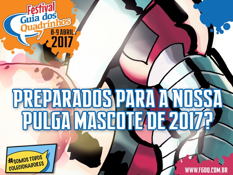 GuiaQuadrinhos's tweet photo. Imagine a pulga do #FGDQ2017 inspirada no traço de Jack Kirby! Dia 9/2 iremos apresentar nossa mascote! Ingressos em https://t.co/l4kADWlA0p https://t.co/pQIcADOt2z