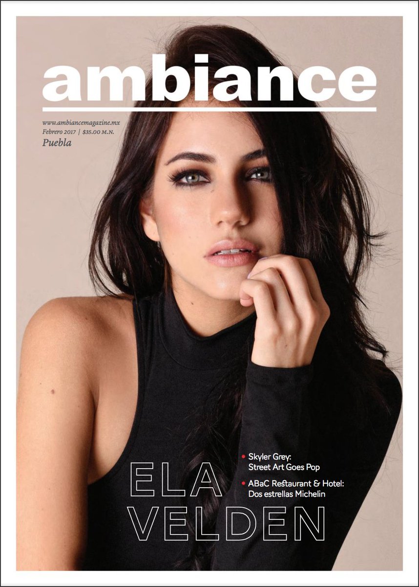 BOOKAgencyMX's tweet photo. Les compartimos la nueva portada de la revista @ambiancemx con el #TalentoBOOK @elavelden ¿Qué les parece? #ElaVelden https://t.co/3C09AtWt5x