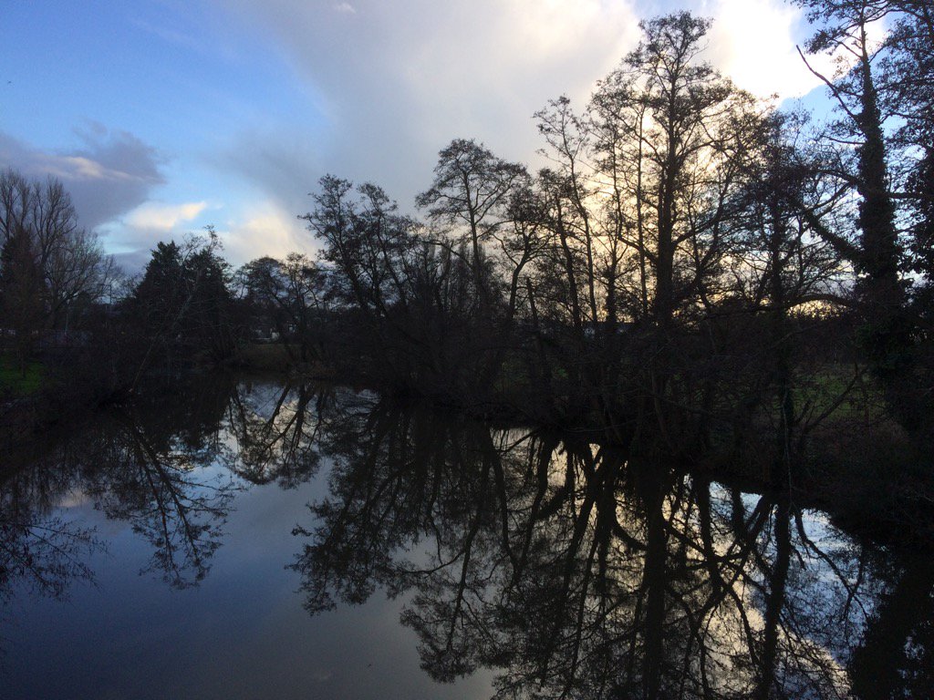 PopYouthCIC's tweet photo. A walk along the river hoping to spot an otter... I think they heard us!! https://t.co/8ZuNRVt7l8